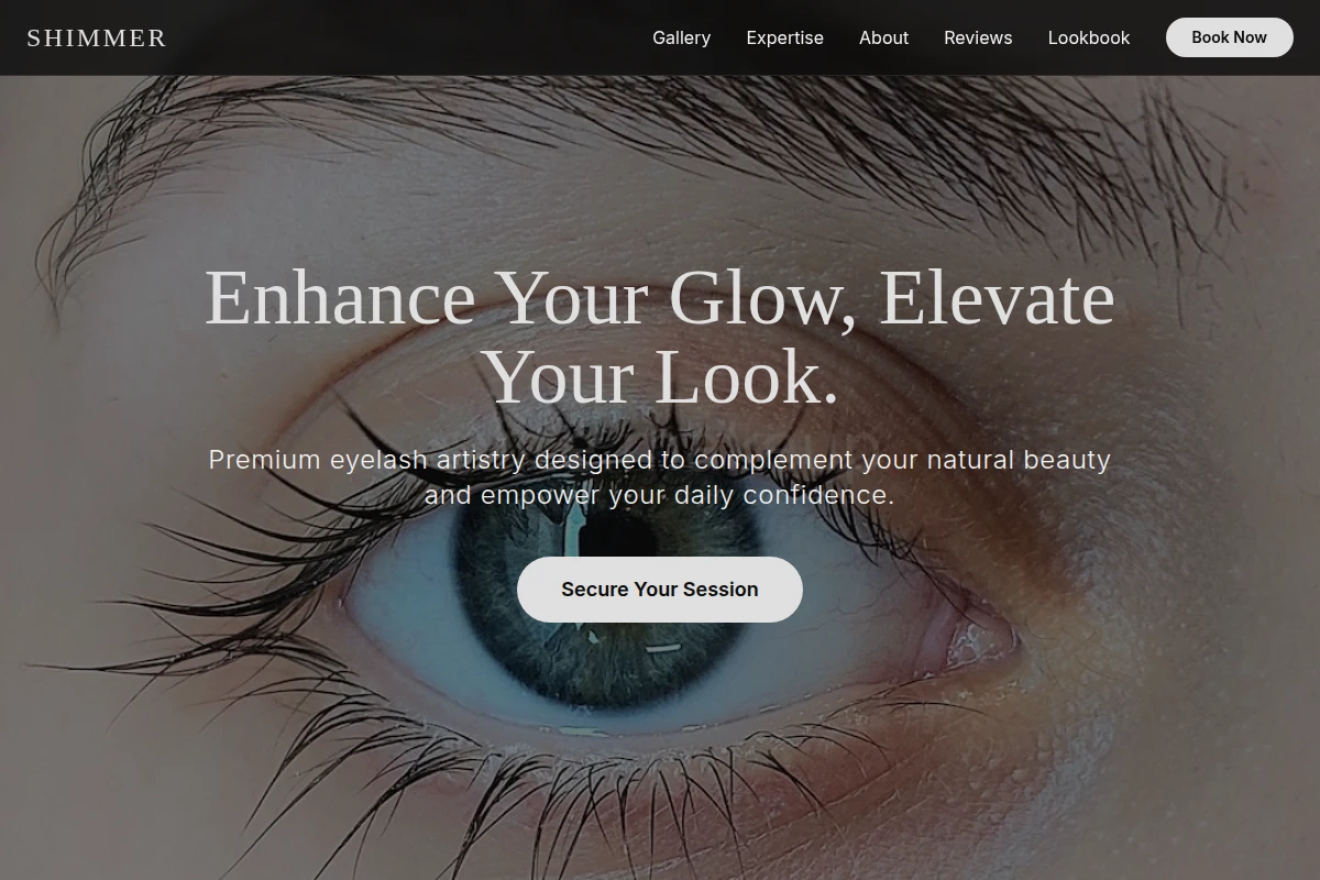 Shimmer Eyelashes